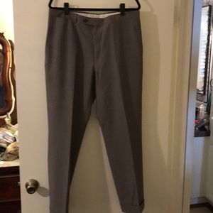 Men’s dress pants. Very small hoes on the pants.